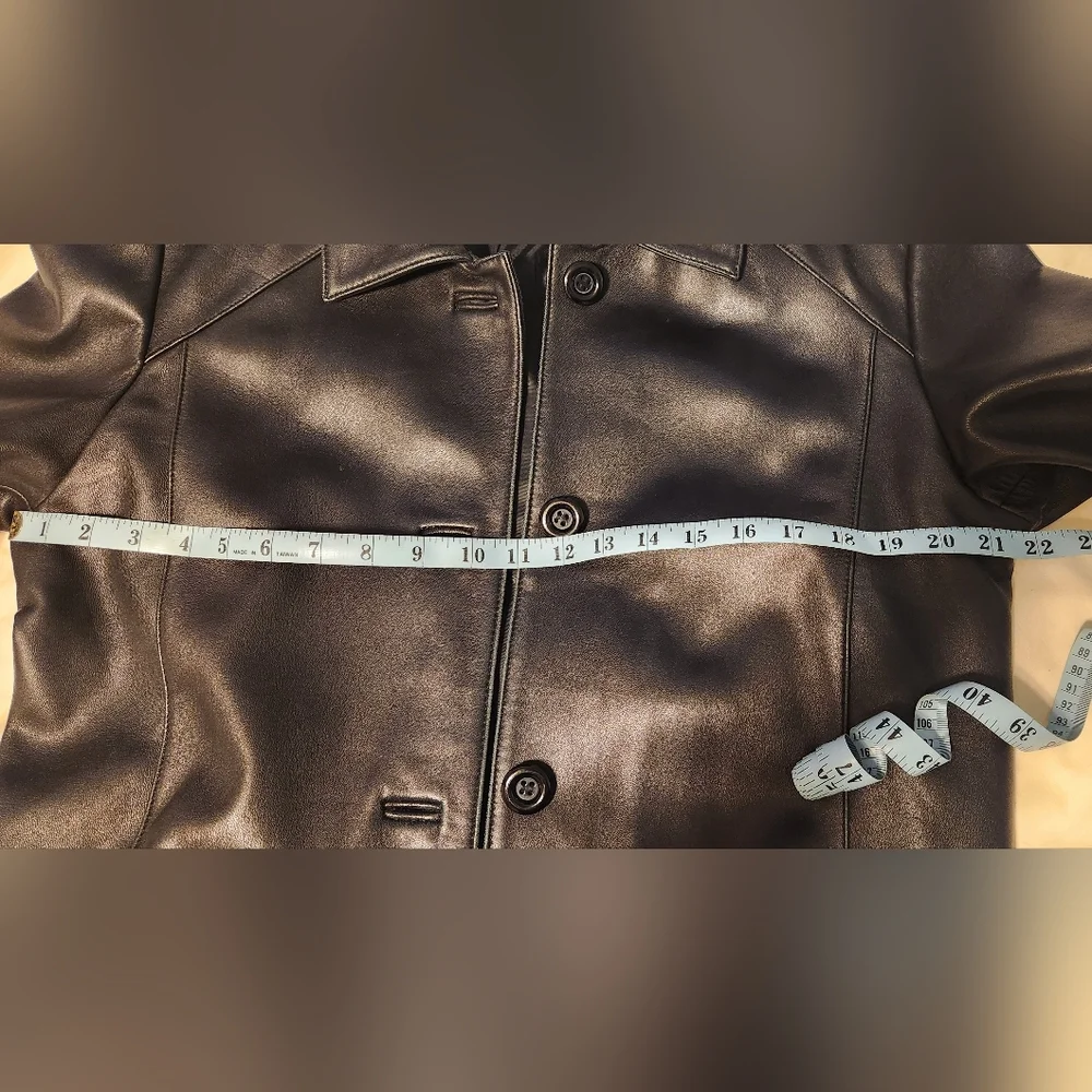 Womens Large Worthington 100% Lambskin Leather Jacket - Picture 4 of 9